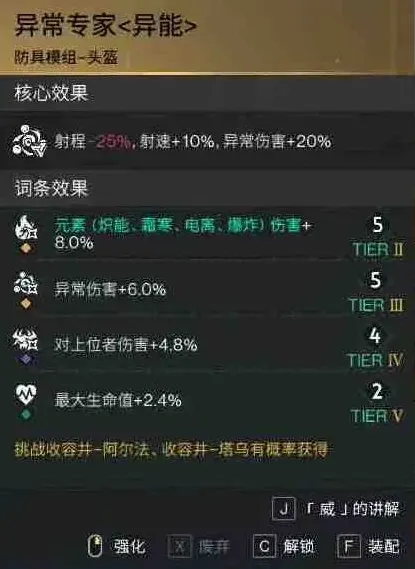 异常选择