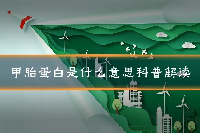 甲胎蛋白是什么意思科普解读