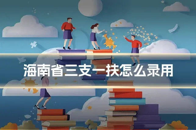 海南省三支一扶怎么录用