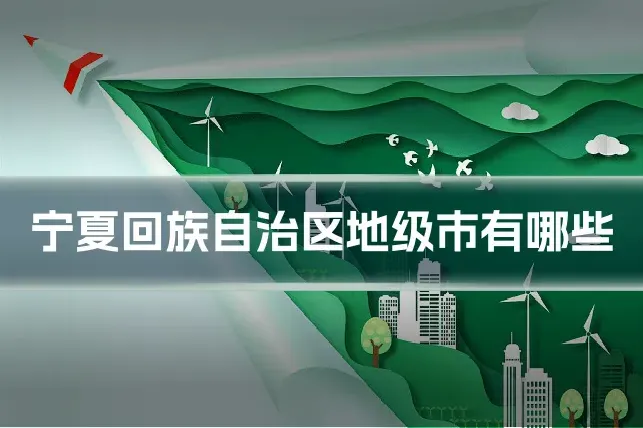 宁夏回族自治区地级市有哪些