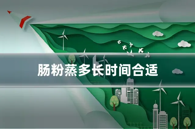 肠粉蒸多长时间合适