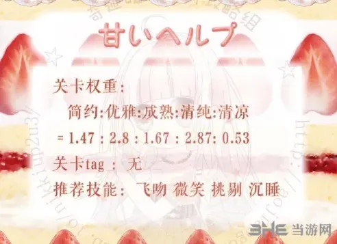 奇迹暖暖甜点