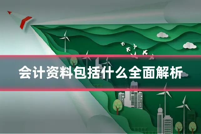 会计资料包括什么全面解析