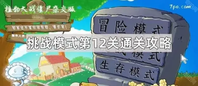 植物大战僵尸杂交版挑战第12关攻略教程