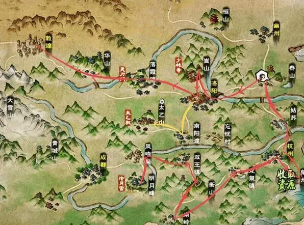 烟雨江湖跑图