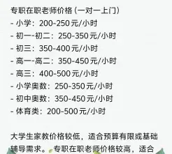 一对一补习
