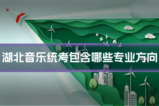 湖北音乐统考包含哪些专业方向