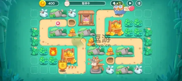 保卫萝卜4卧兔藏龙第40关详细攻略