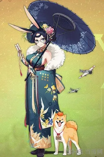 碧蓝航线限定皮肤蛟松间鹤详解