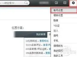 微博怎样设置