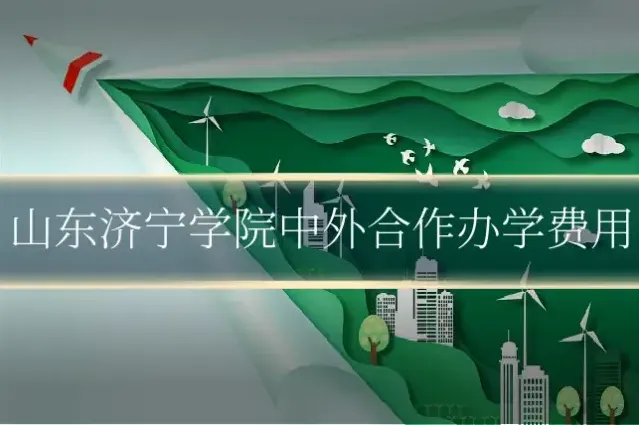 山东济宁学院中外合作办学费用