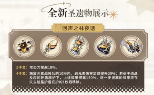 原神回声之林夜话岩系角色搭配教程