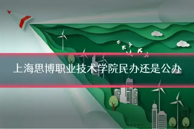 上海思博职业技术学院民办还是公办