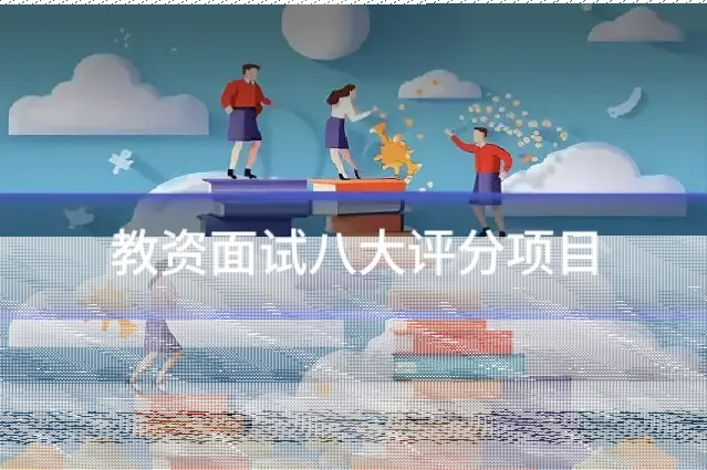 教资面试八大评分项目