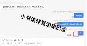 小红书能不能看到已读
