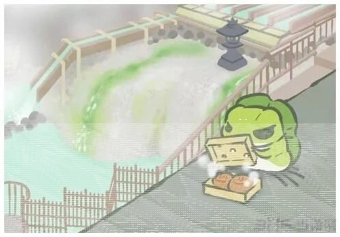 旅行青蛙温泉馒头图鉴