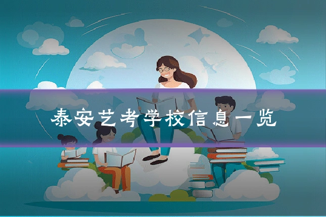 泰安艺考学校信息一览