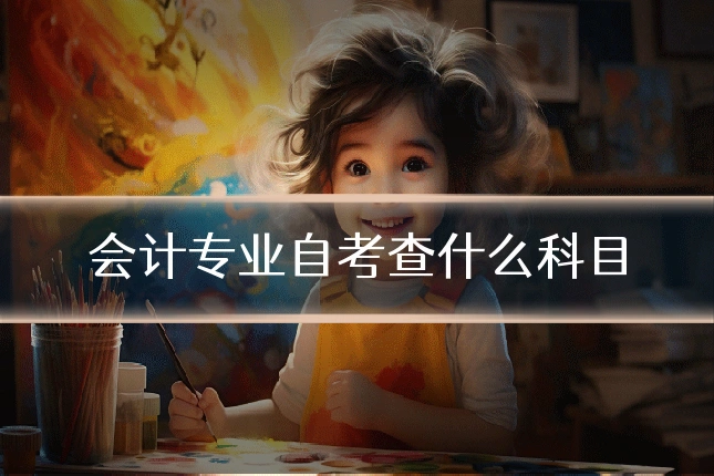 会计专业自考查什么科目