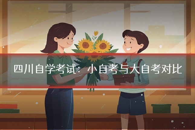 四川自学考试:小自考与大自考对比