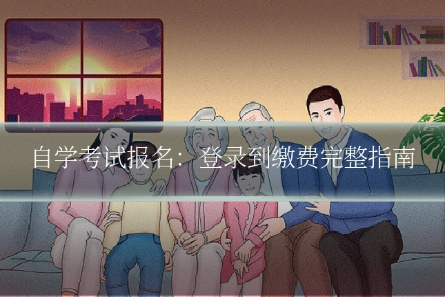 自学考试报名:登录到缴费完整指南