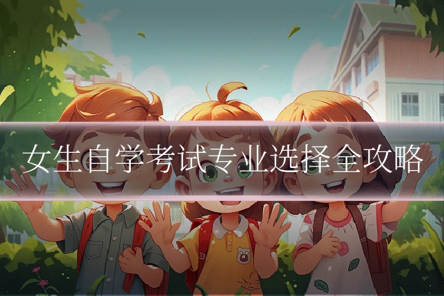 女生自学考试专业选择全攻略