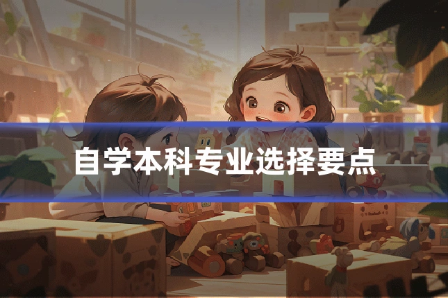 自学本科专业选择要点