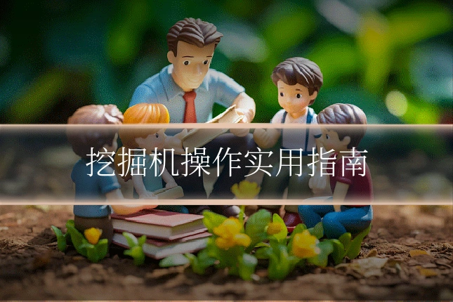 挖掘机操作实用指南