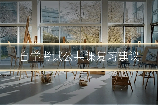 自学考试公共课复习建议