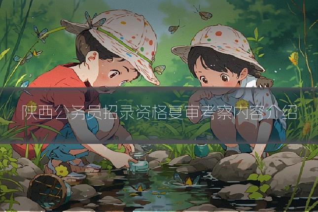 陕西公务员招录资格复审考察内容介绍