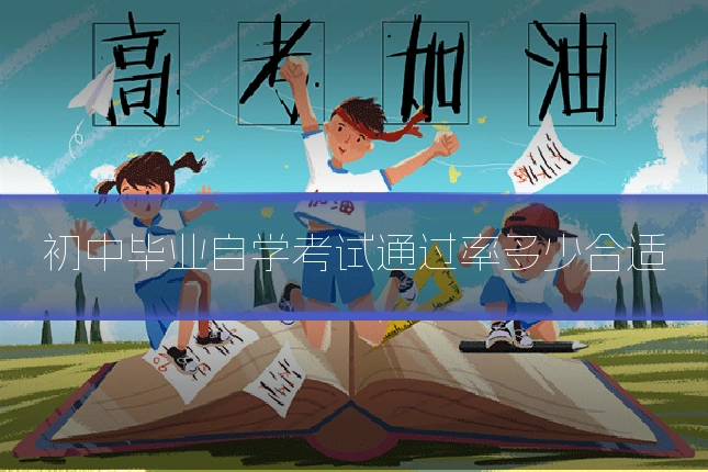 初中毕业自学考试通过率多少合适