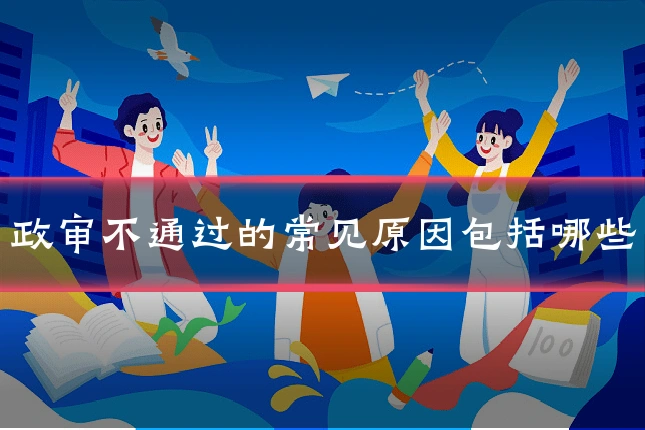 政审不通过的常见原因包括哪些