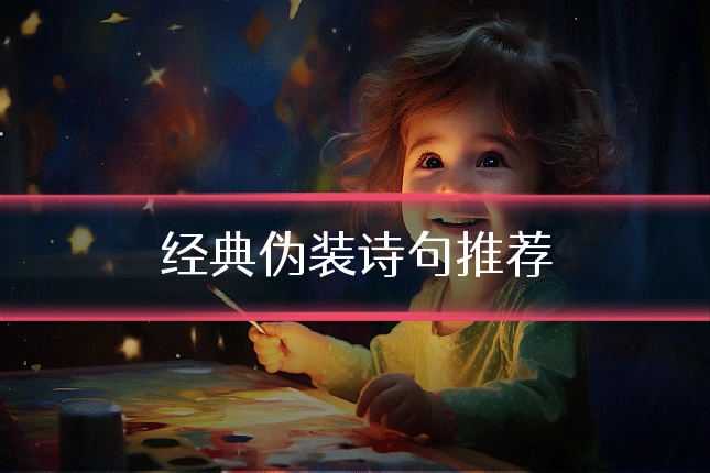 经典伪装诗句推荐