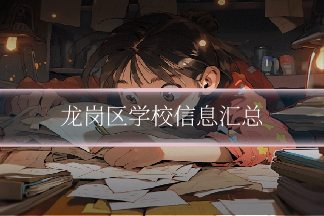 龙岗区学校信息汇总