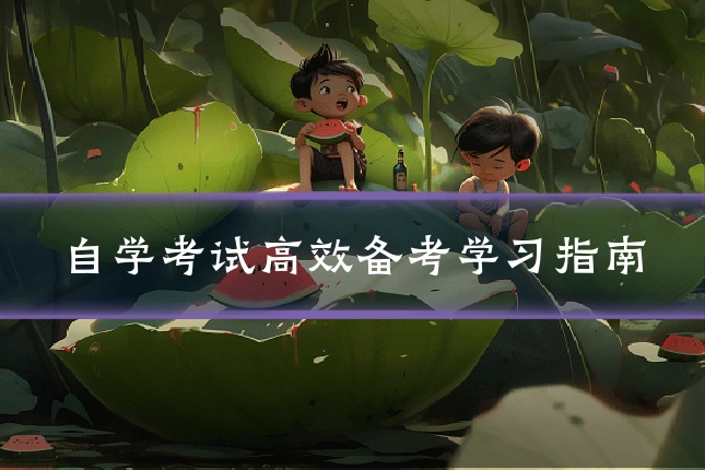 自学考试高效备考学习指南