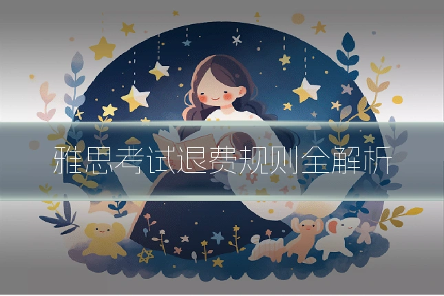 雅思考试退费规则全解析