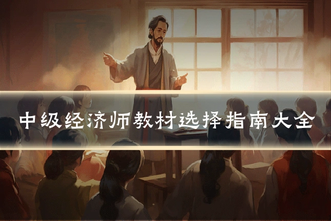 中级经济师教材选择指南大全