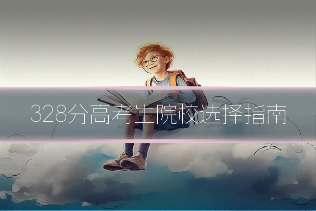 328分高考生院校选择指南
