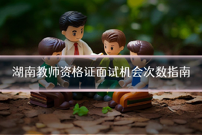 湖南教师资格证面试机会次数指南