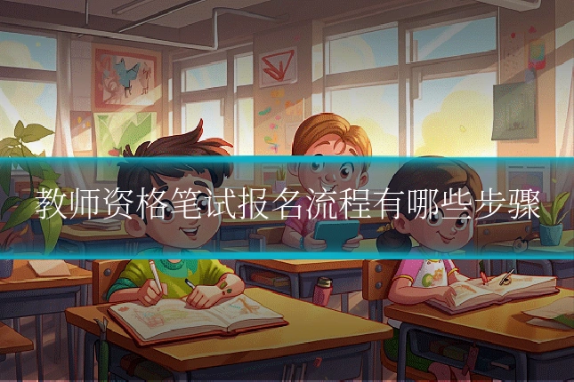 教师资格笔试报名流程有哪些步骤