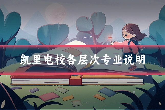 凯里电校各层次专业说明