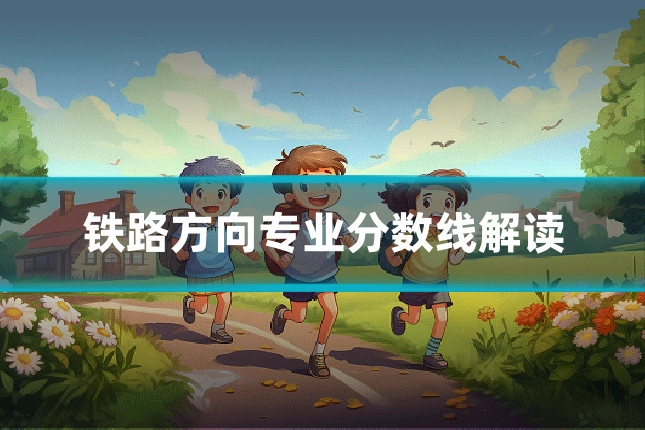 铁路方向专业分数线解读