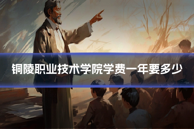铜陵职业技术学院学费一年要多少