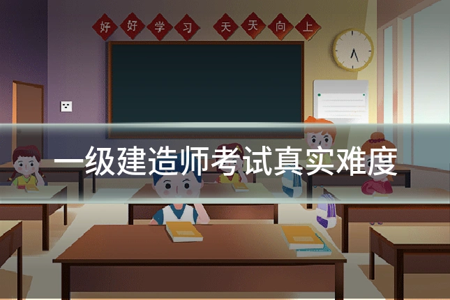 一级建造师考试真实难度
