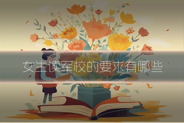 女生读军校的要求有哪些