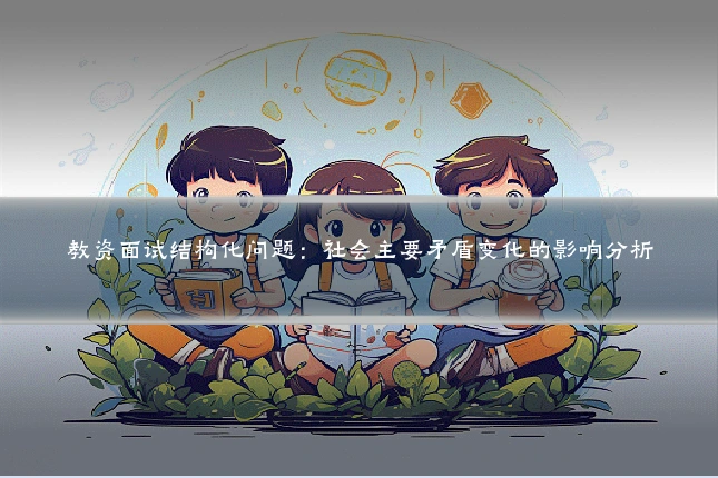 教资面试结构化问题:社会主要矛盾变化的影响分析