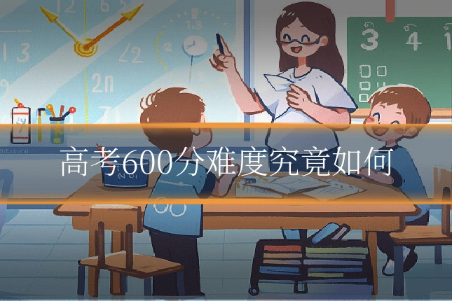 高考600分难度究竟如何