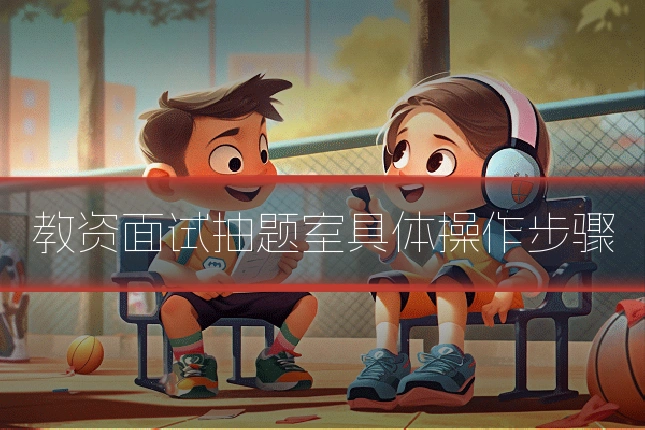 教资面试抽题室具体操作步骤