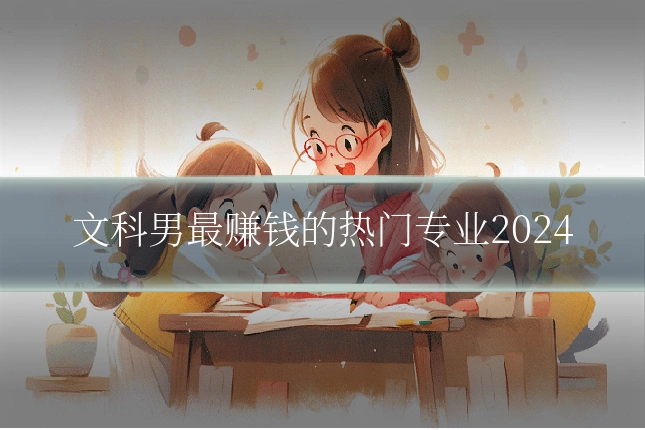 文科男最赚钱的热门专业2024