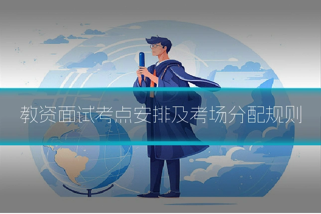 教资面试考点安排及考场分配规则