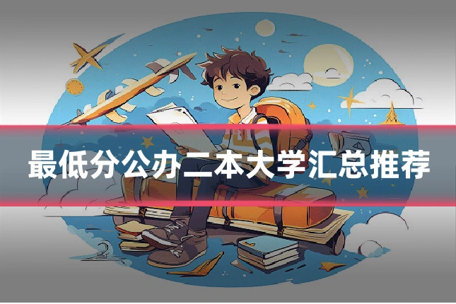 最低分公办二本大学汇总推荐